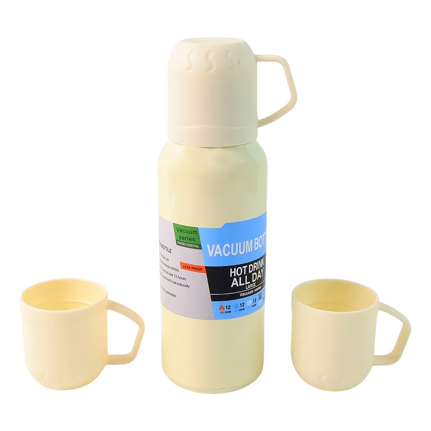 White Vacuum Flask Gift Set White Vacuum Flask Gift Set